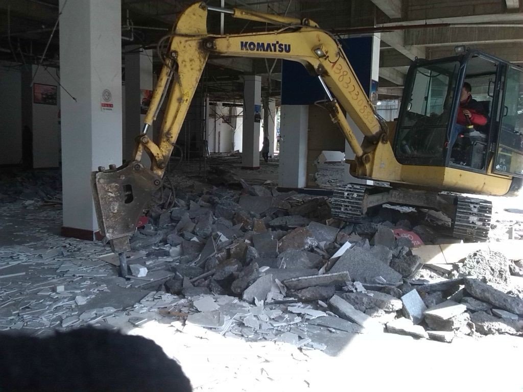 地面拆除，地面破碎，人工拆除